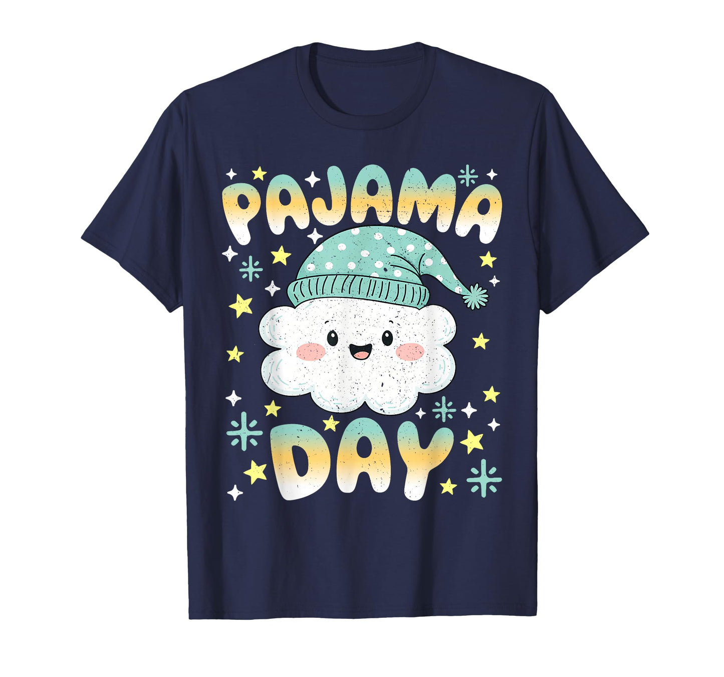 Pajama Day School Spirit Week Fun Cloud Teacher Student T-Shirt