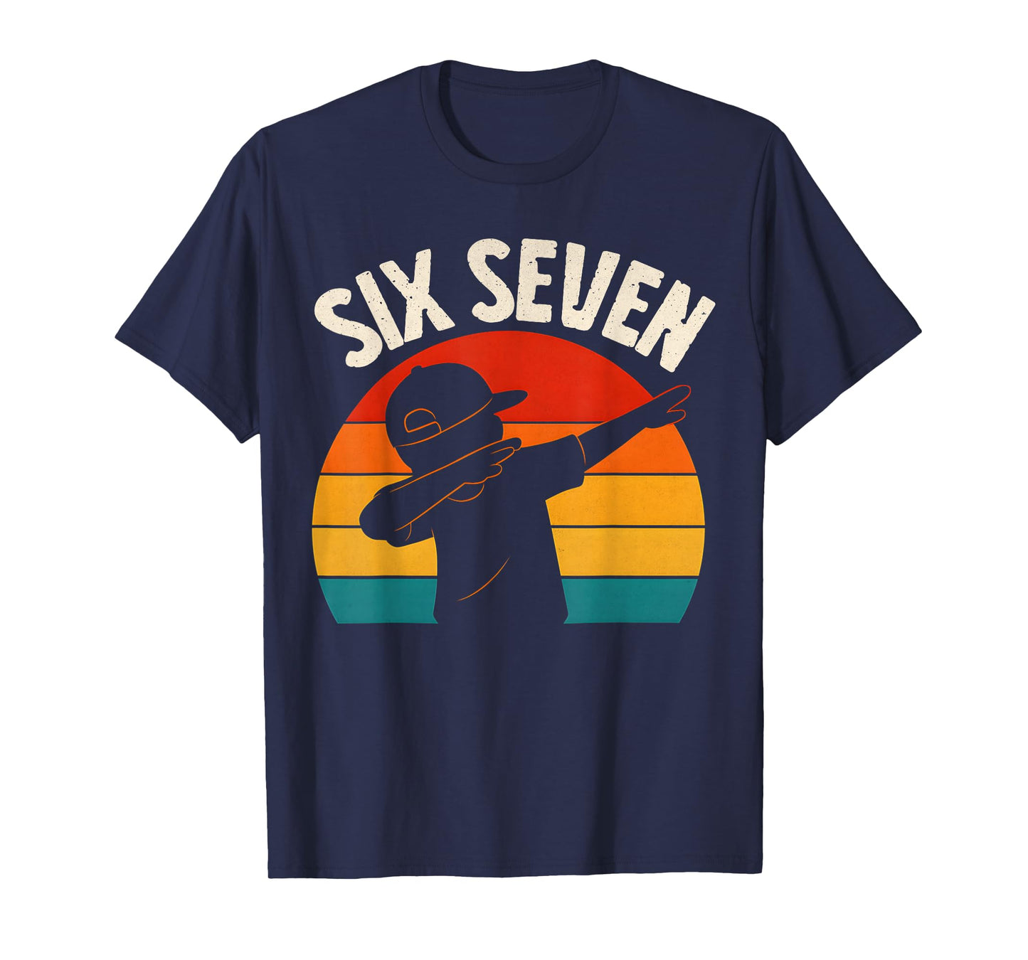 67 Meme 6 7 Numbers Dabbing Six Seven Funny Boys Kids Bruh T-Shirt