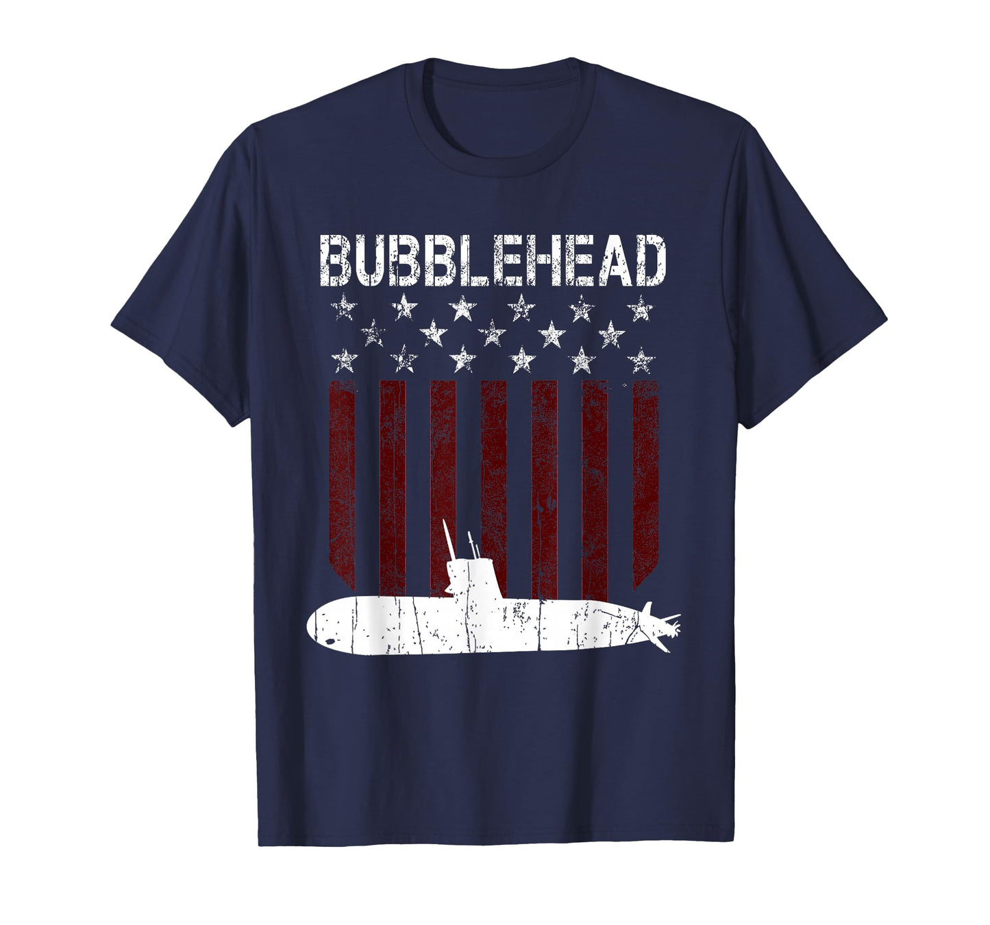 Bubblehead Submarine Veteran American Submariner T-Shirt