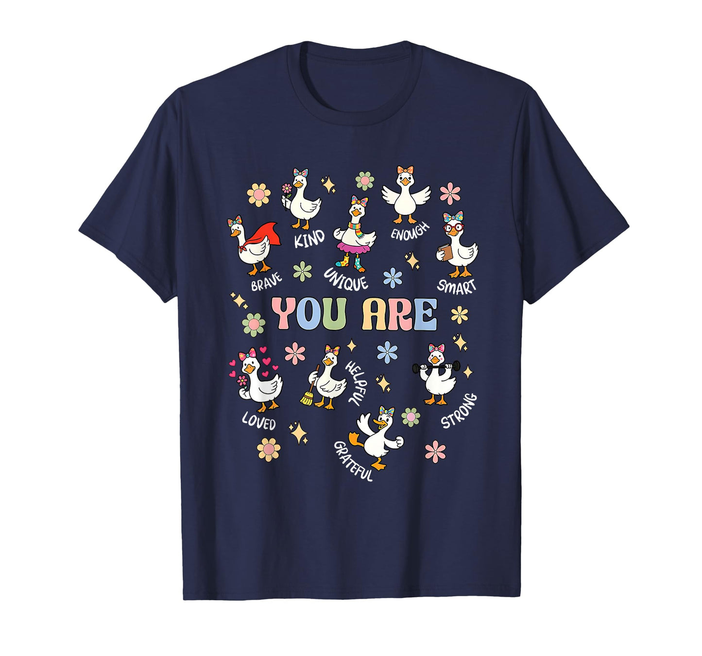Silly Goose You are Kind Funny Goose for Teachers Kids T-Shirt