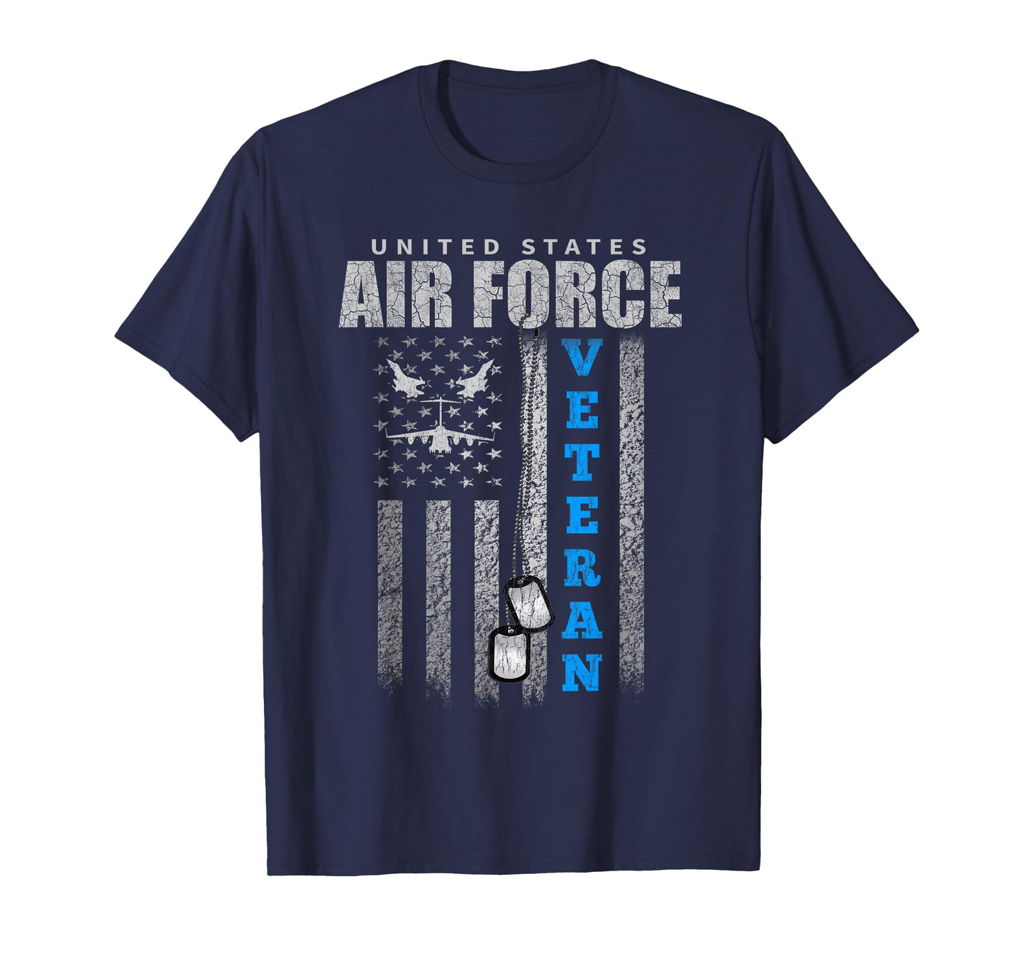 Veteran of The US Air Force USA Flag Veterans T-Shirt