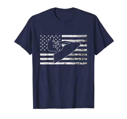 Jetski Watercraft Jet Ski Jet Skier American USA Jet Skiing T-Shirt