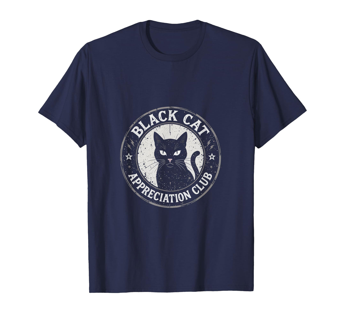 Black Cat Appreciation Club Halloween Costume T-Shirt