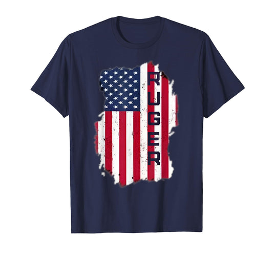 Ruger Family US USA American Flag T-Shirt for Women Men