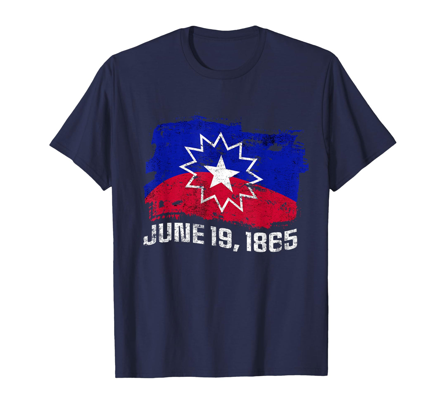 June 19 1865 Juneteenth Flag Black Freedom Black History T-Shirt