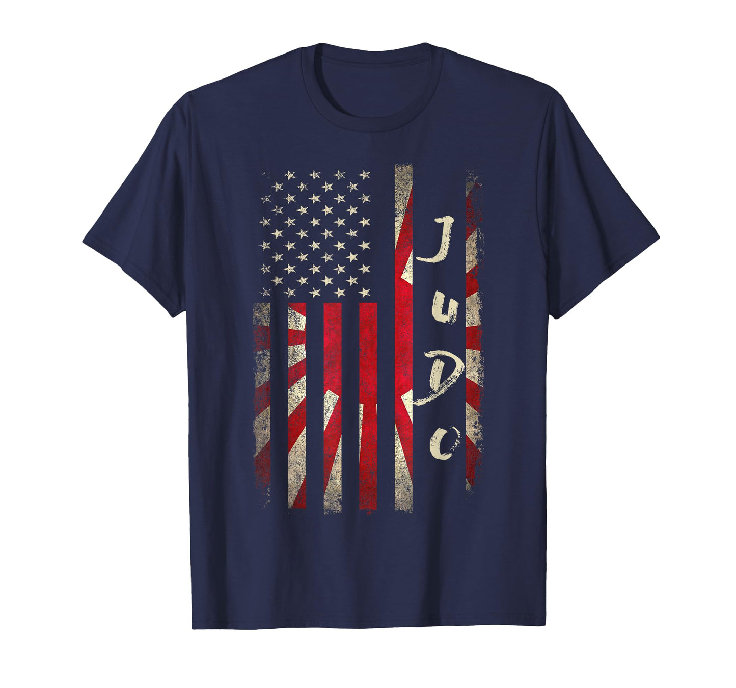 Judo Usa American japan flag Judoka Dojo Martial art kanji T-Shirt