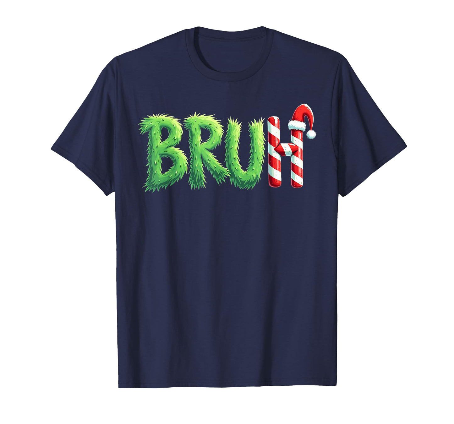 Bruh Christmas Kids Teens Boys Funny Christmas Humor Meme T-Shirt