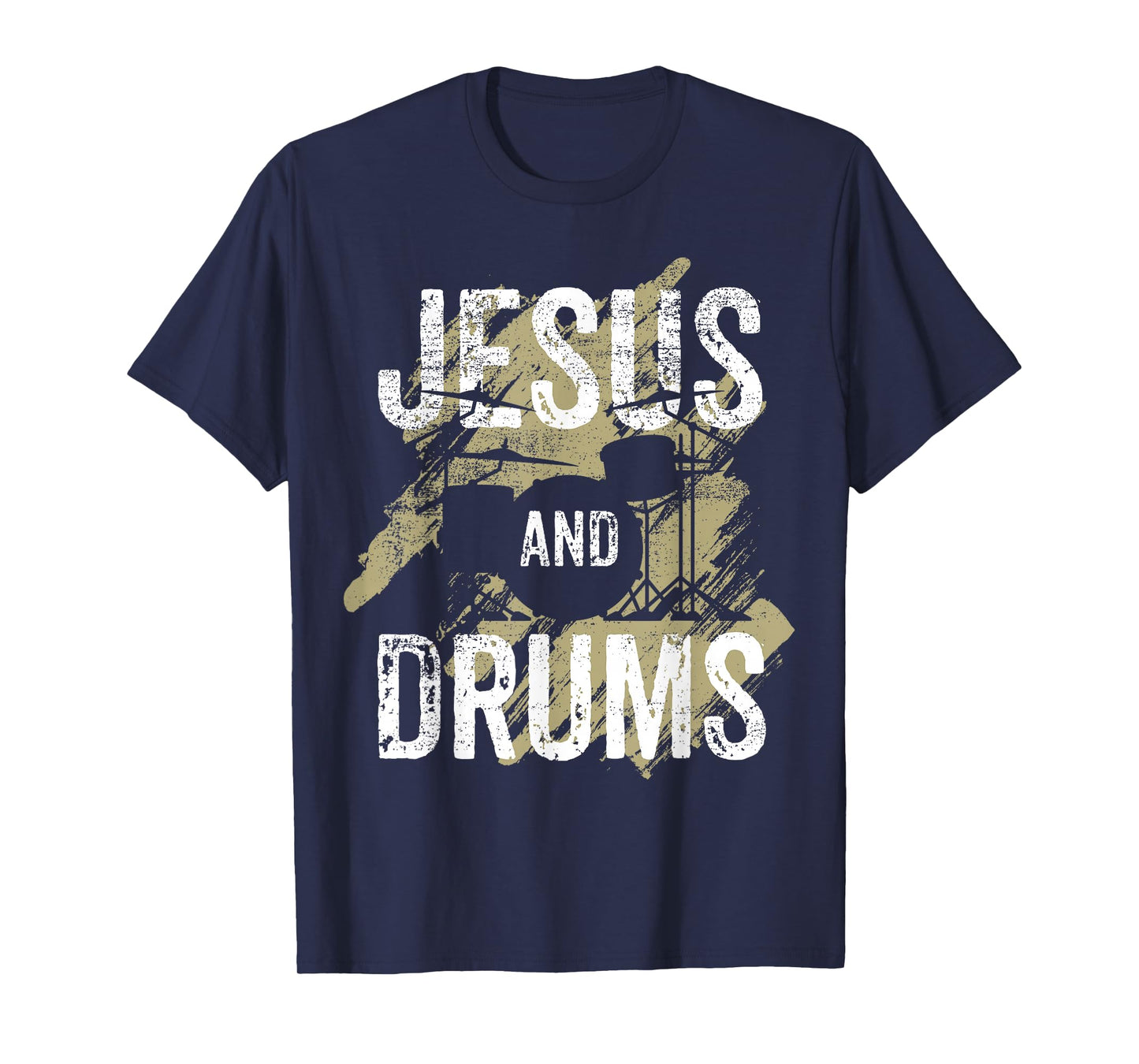 Church Drumming - Jesus & Drums - Christian Drummer T-Shirt