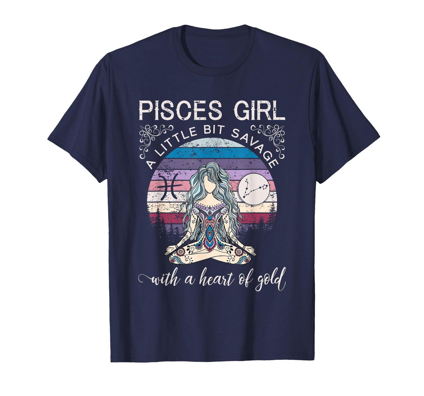 Pisces Girl Birthday Shirt for Women - March Gift T-Shirt