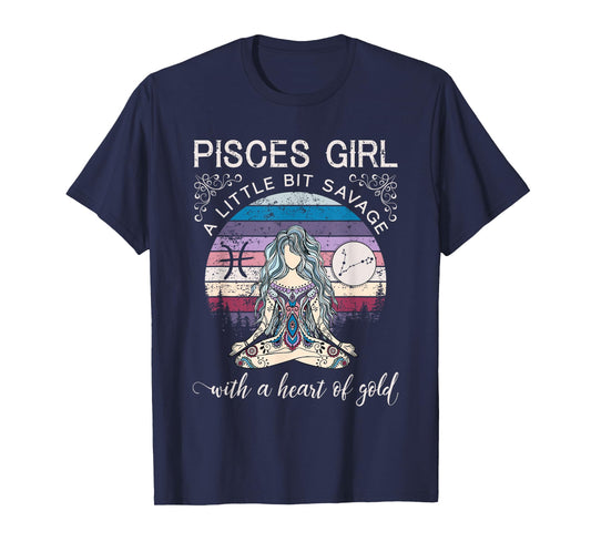 Pisces Girl Birthday Shirt for Women - March Gift T-Shirt