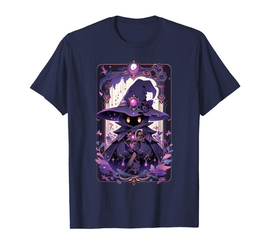 Cute Magician Anime Pastel Goth Tarot Card T-Shirt
