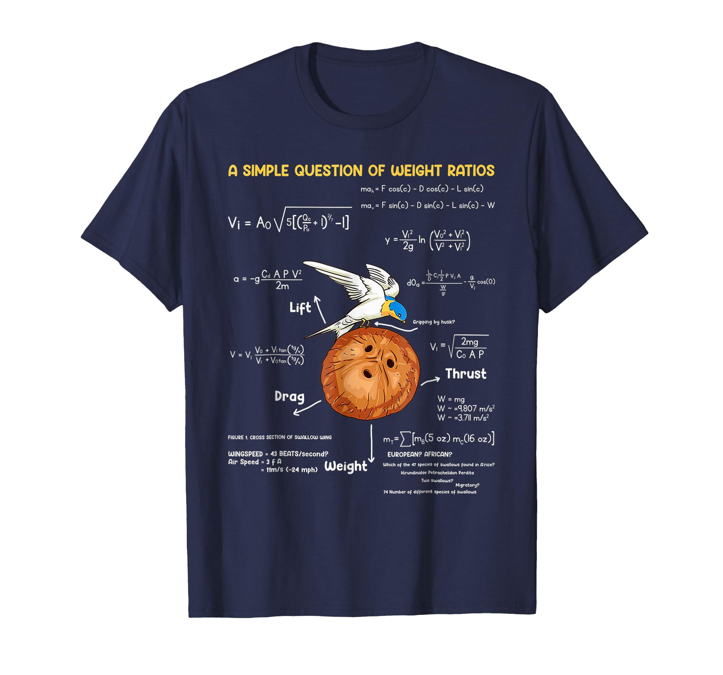A Simple Question Of Weight Ratios Funny Math Teacher T-Shirt
