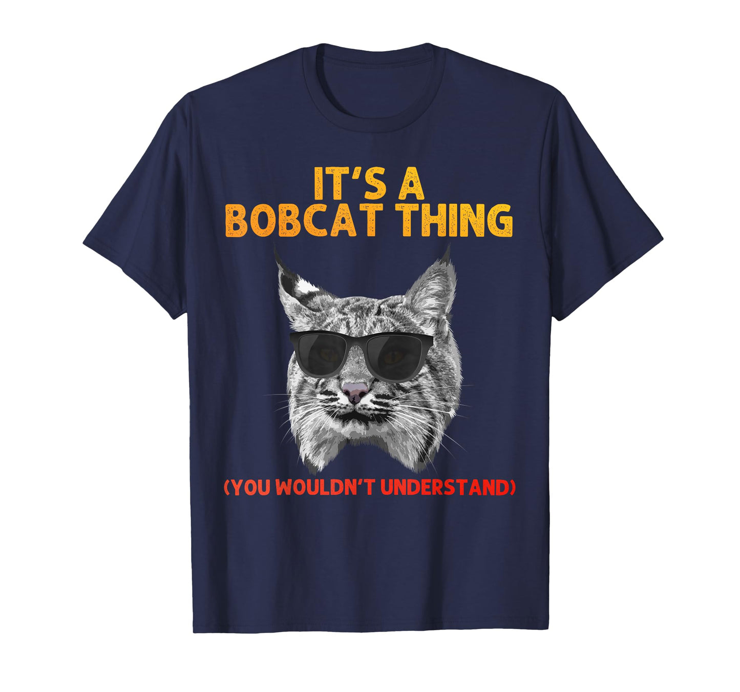 Cute Bobcat Art for Men Women Kids Lynx Animal Bobcat Lover T-Shirt