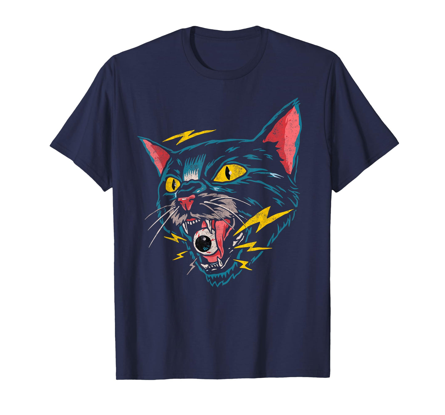 Black Cat American Traditional Old School Tattoo Ink Artist T-Shirt