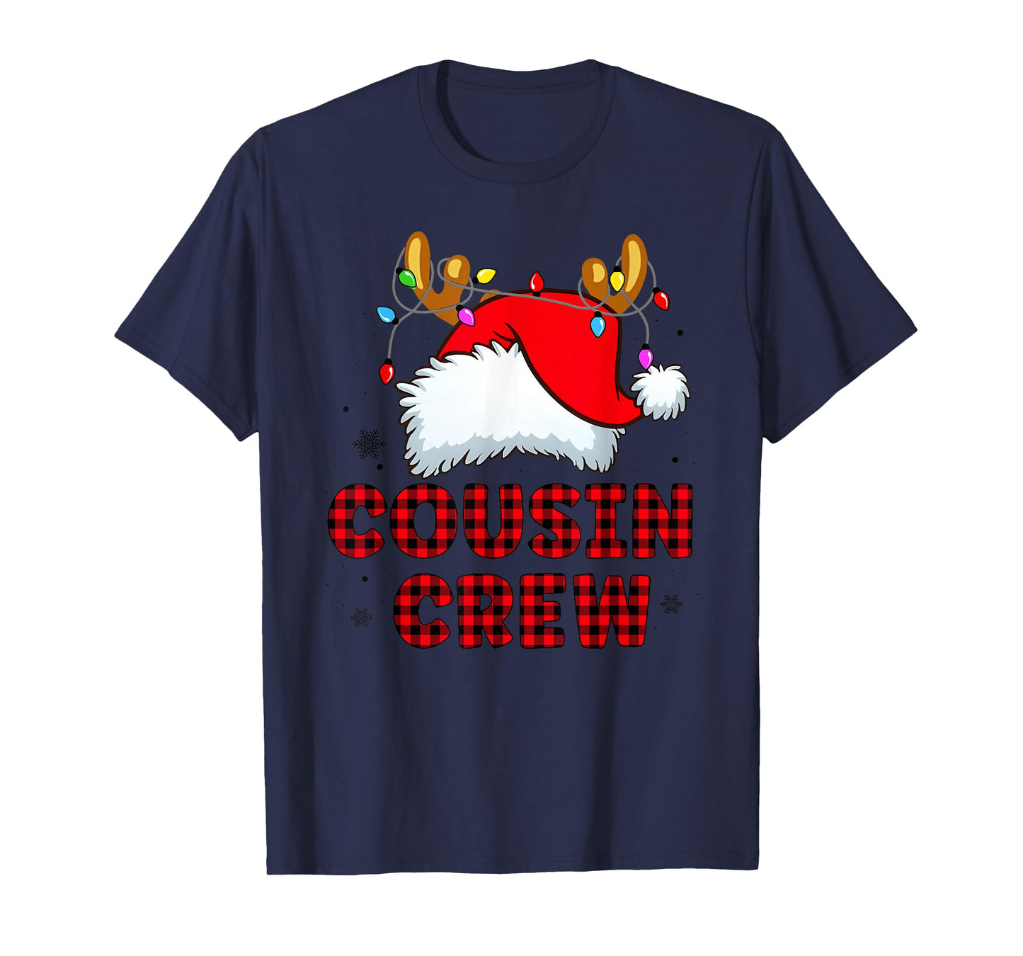 Cousin Crew Christmas 2025 Family Matching Santa Elf Xmas T-Shirt