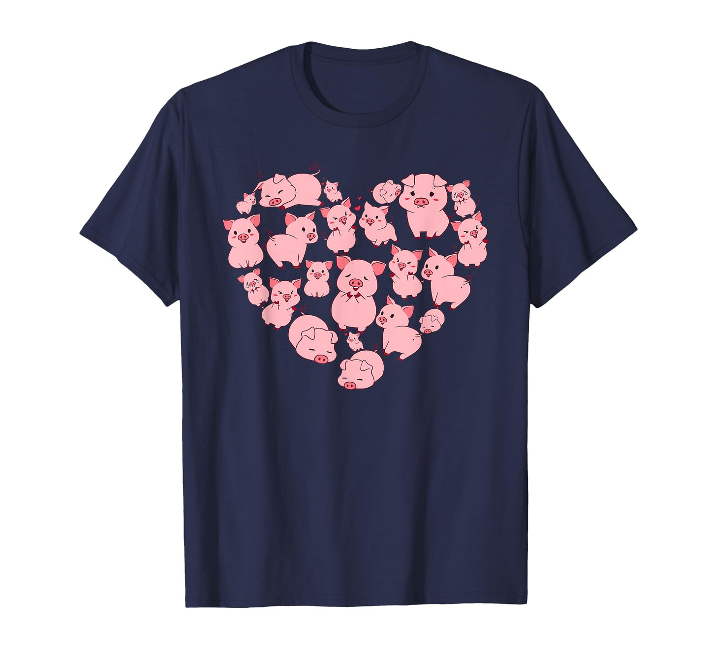 Cool Pig Art For Women Girls Unique Pig Animal Pig Lover T-Shirt