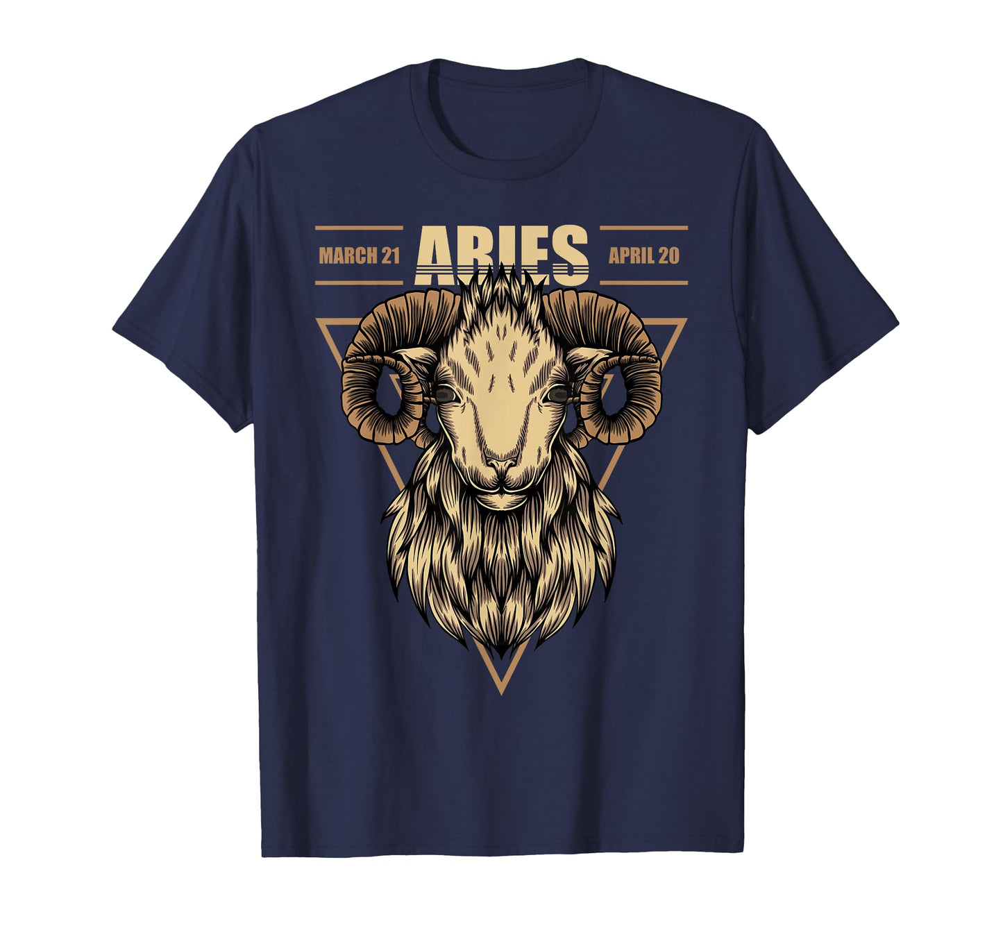 Aries Ram Zodiac Sign Symbol Astrology Dates T-Shirt T-Shirt