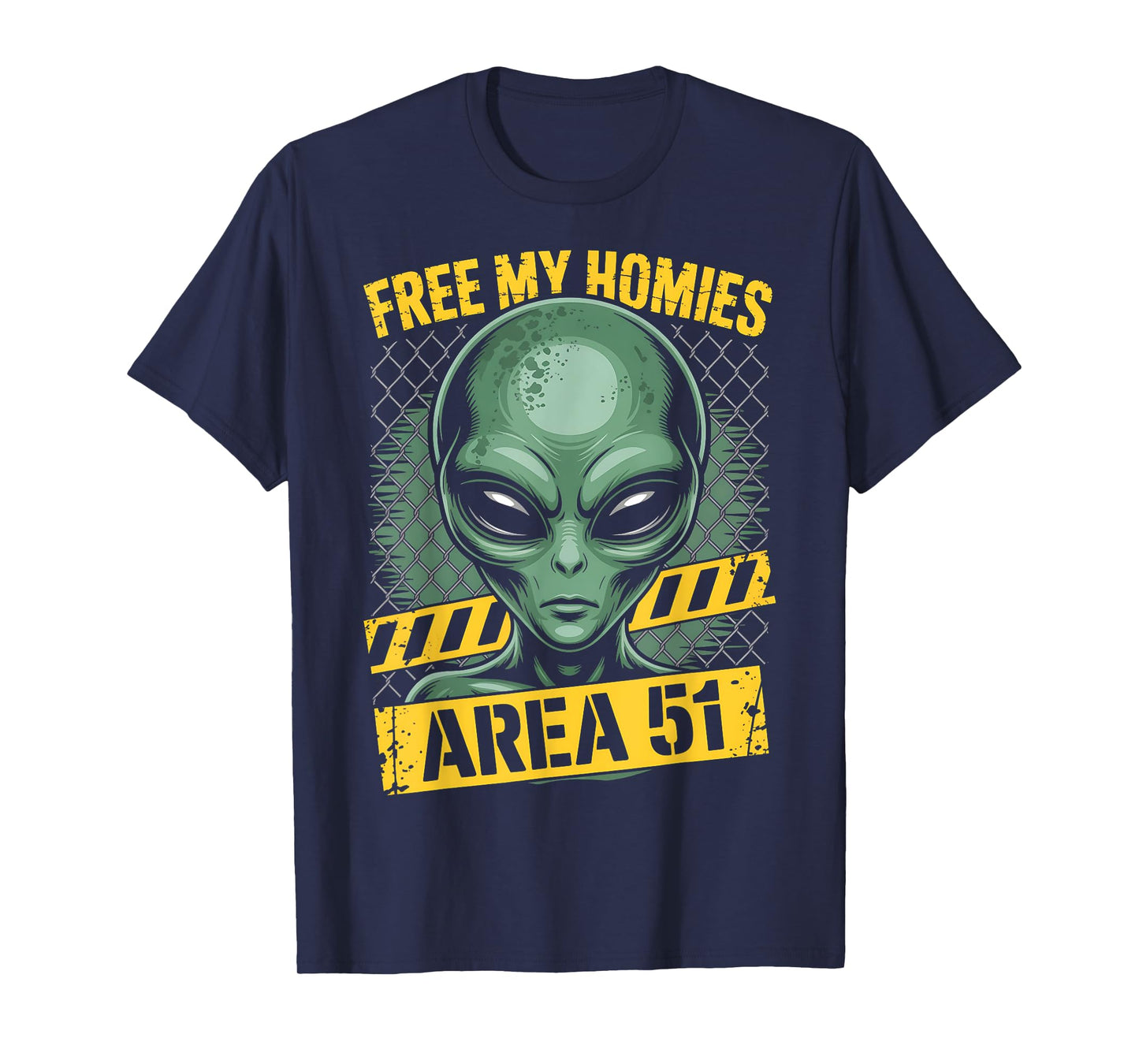 Free My Homies Area 51 Funny Alien UFO Boys Kids Men Women T-Shirt
