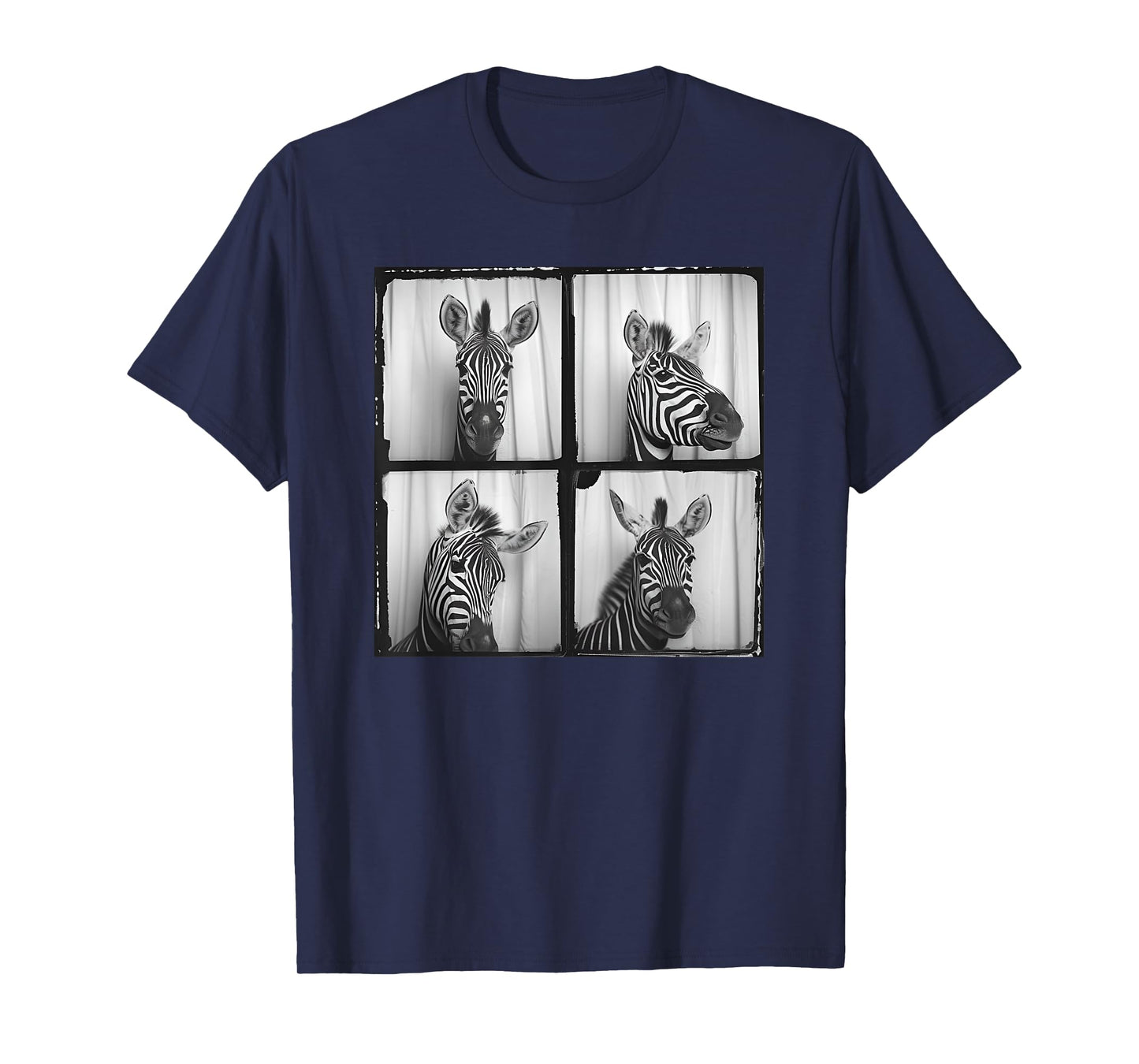 Cute Zebra Face Zookeeper Safari Zoo Animal Lover T-Shirt