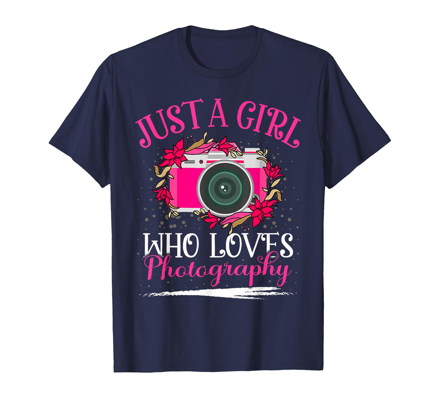 Just A Girl Who Loves Photography For Women Girls T-Shirt