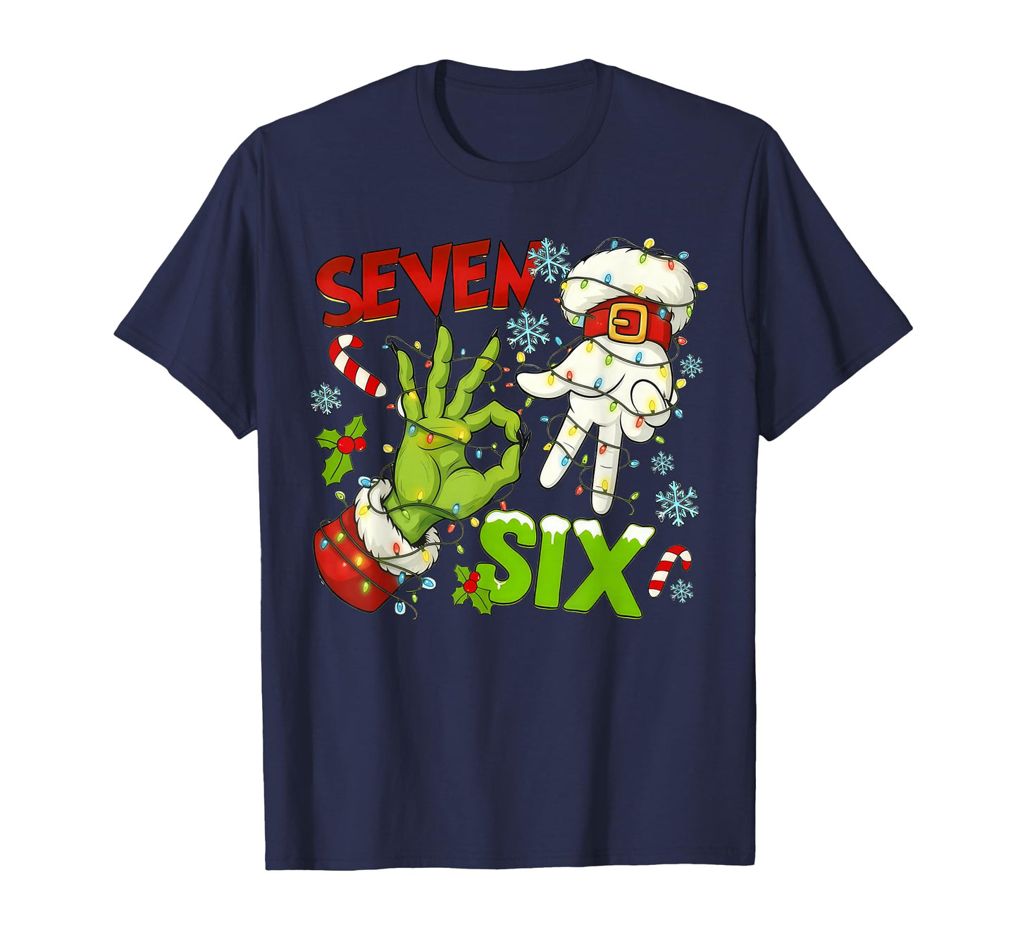 67 Meme Six Seven Kids Women Men Couple Matching Christmas T-Shirt