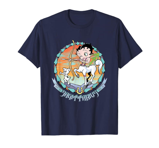 Betty Boop Horoscope Sagittarius Zodiac T-Shirt