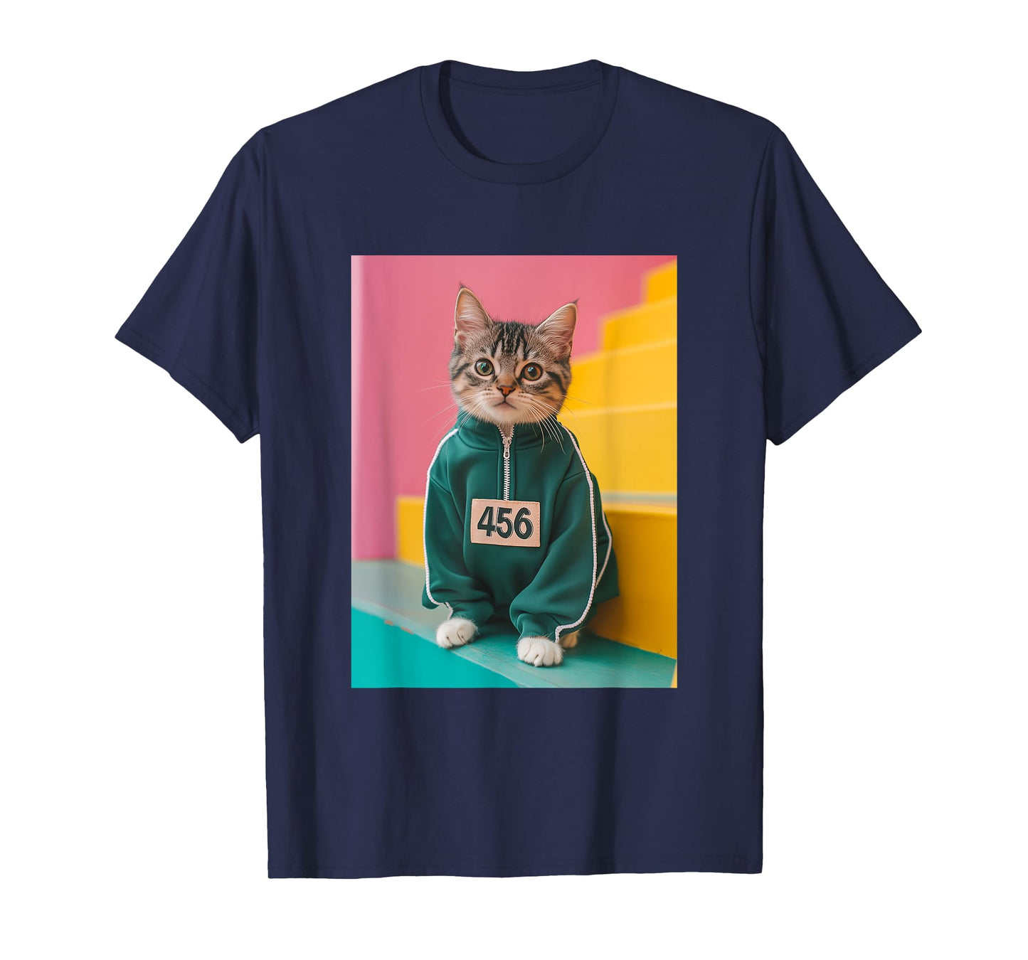 Funny Cat T-shirt - Kitten Graphic Tee T-Shirt