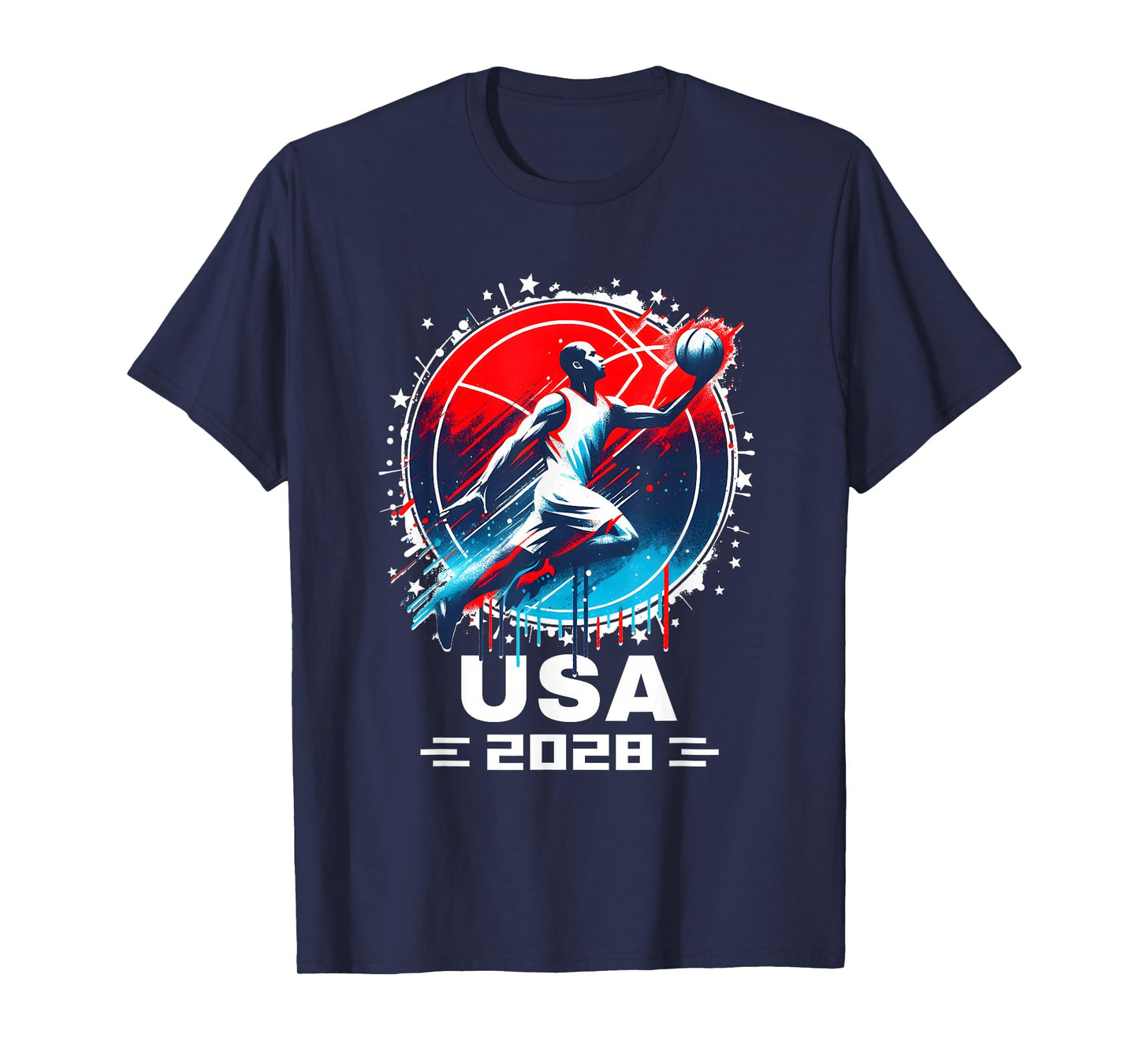USA Team 2028 Basketball Shirt 2028 Basketball Apparel 2028 T-Shirt