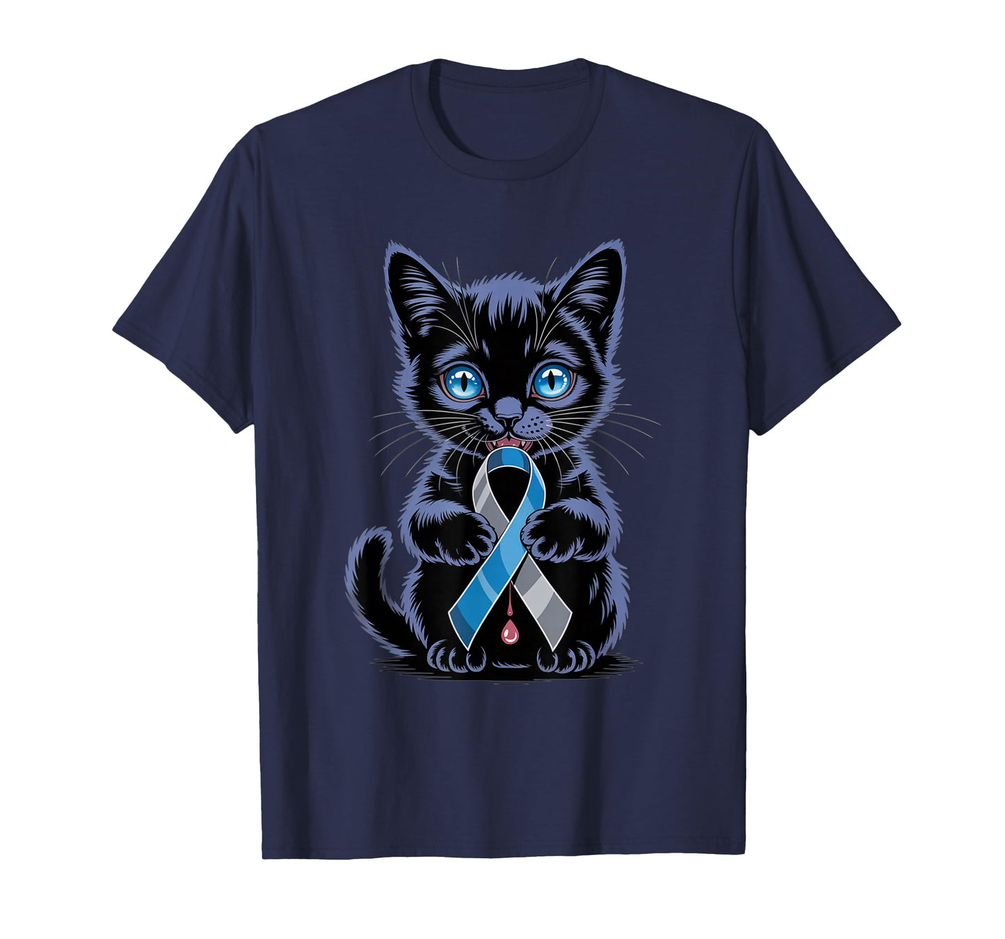 Cute Cat Diabetes Awareness T-Shirt