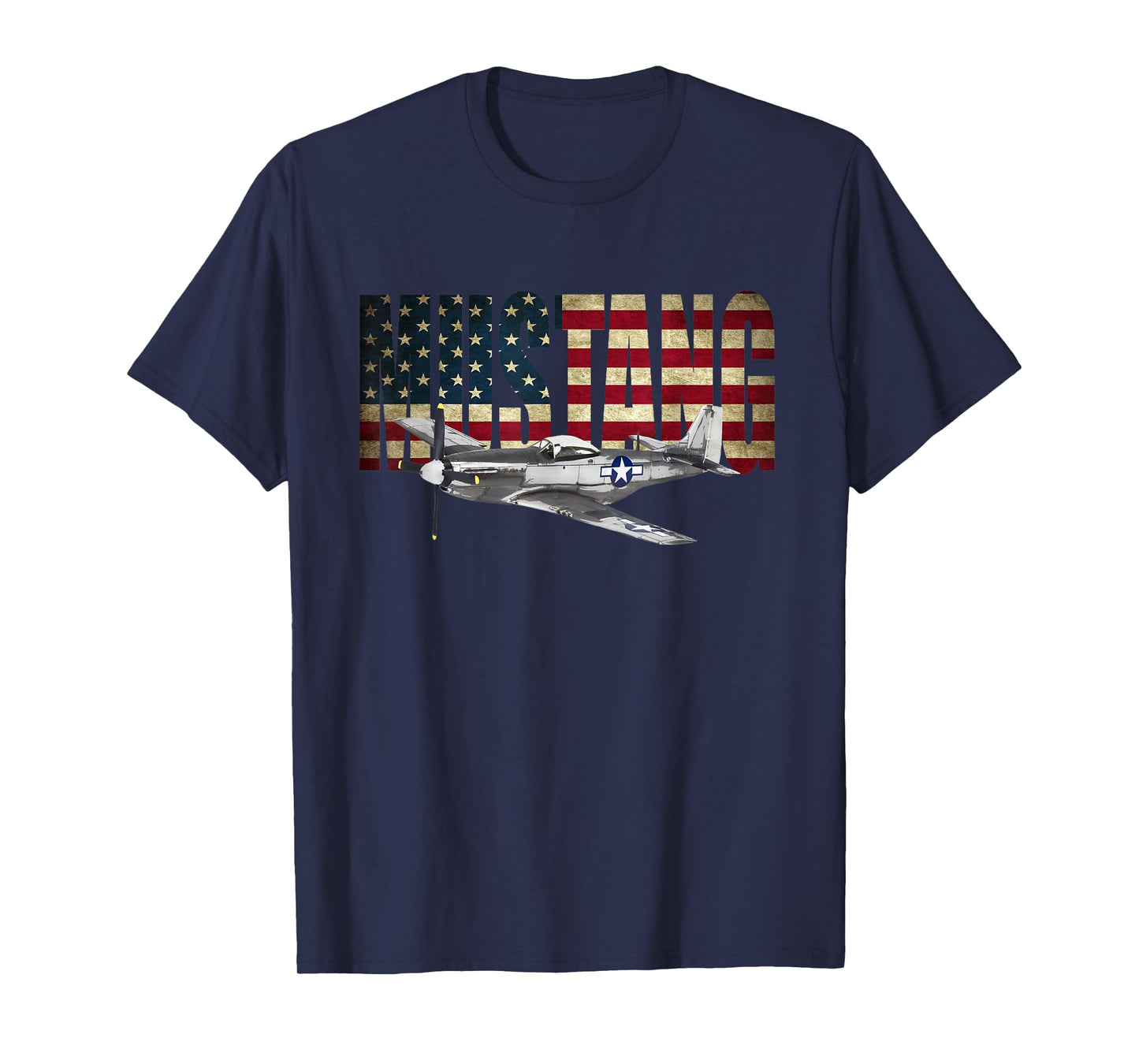 P-51 Mustang Airplane T-Shirt