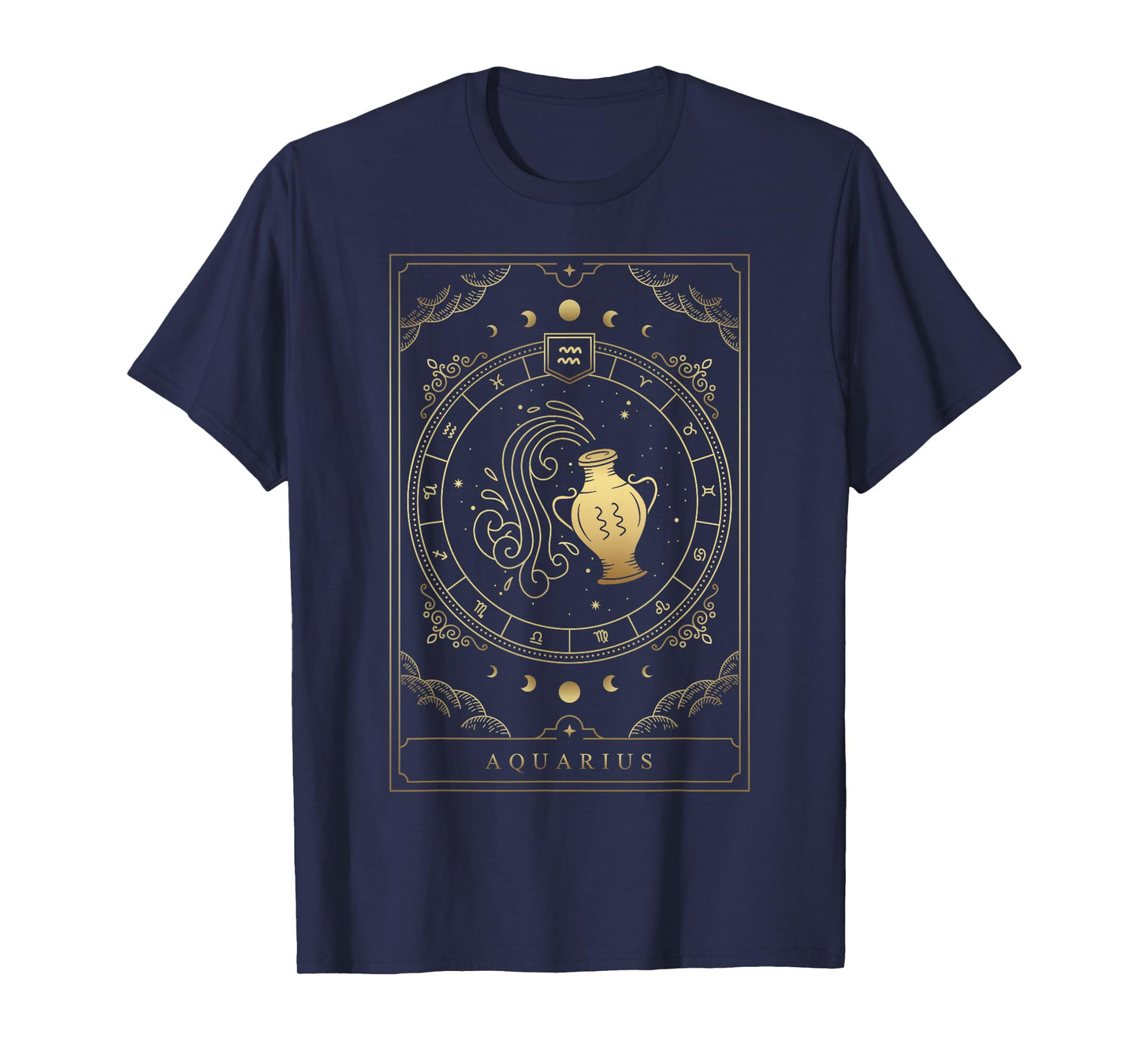 Aquarius Tarot Card Zodiac T-Shirt