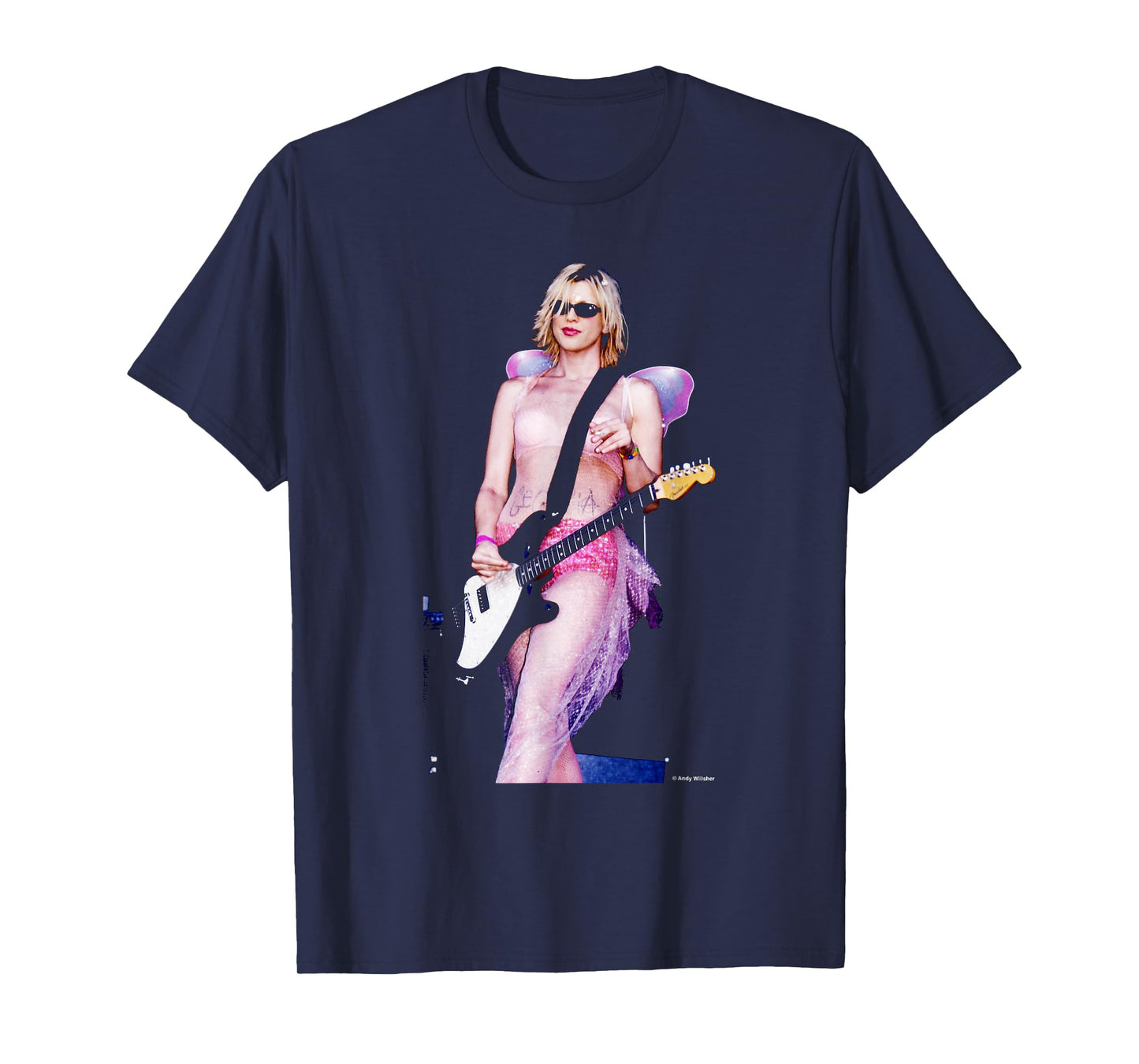 Hole Frontwoman Courtney Love Glastonbury 1999 Andy Willsher T-Shirt