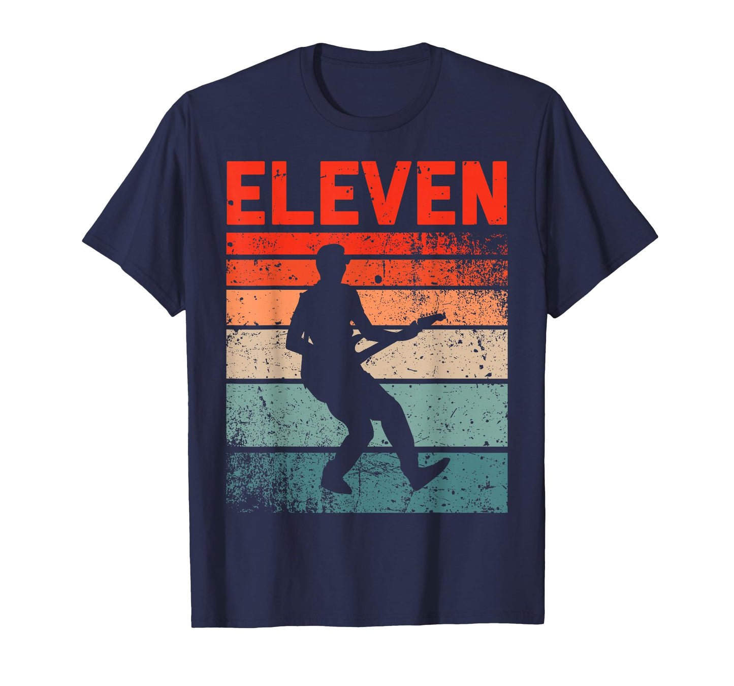 11 Year Old Shirt 11th Birthday Boy Guitar Player Guitarist T-Shirt