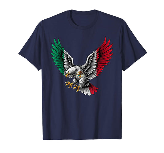 Mexico Independence Day Tee | Mexican Flag Eagle Women & Men T-Shirt