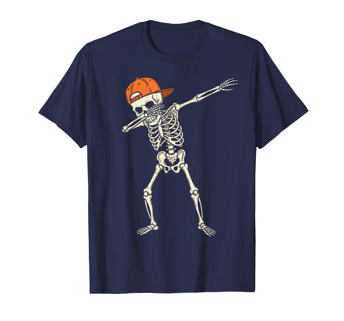 Halloween Shirts Cool Teen Boys Skeleton Dab Mens Halloween T-Shirt