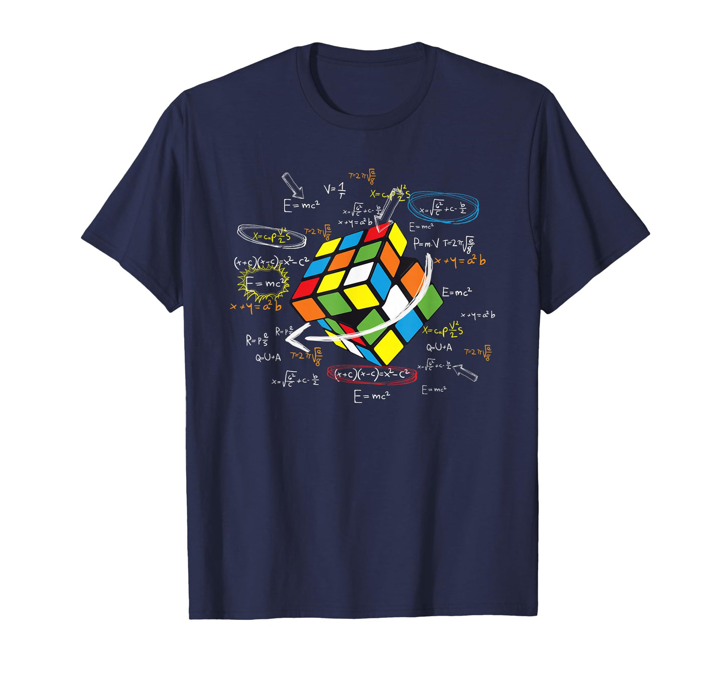 Cool Math Rubik Rubix Rubics Player Cube Math Lovers T-Shirt Small