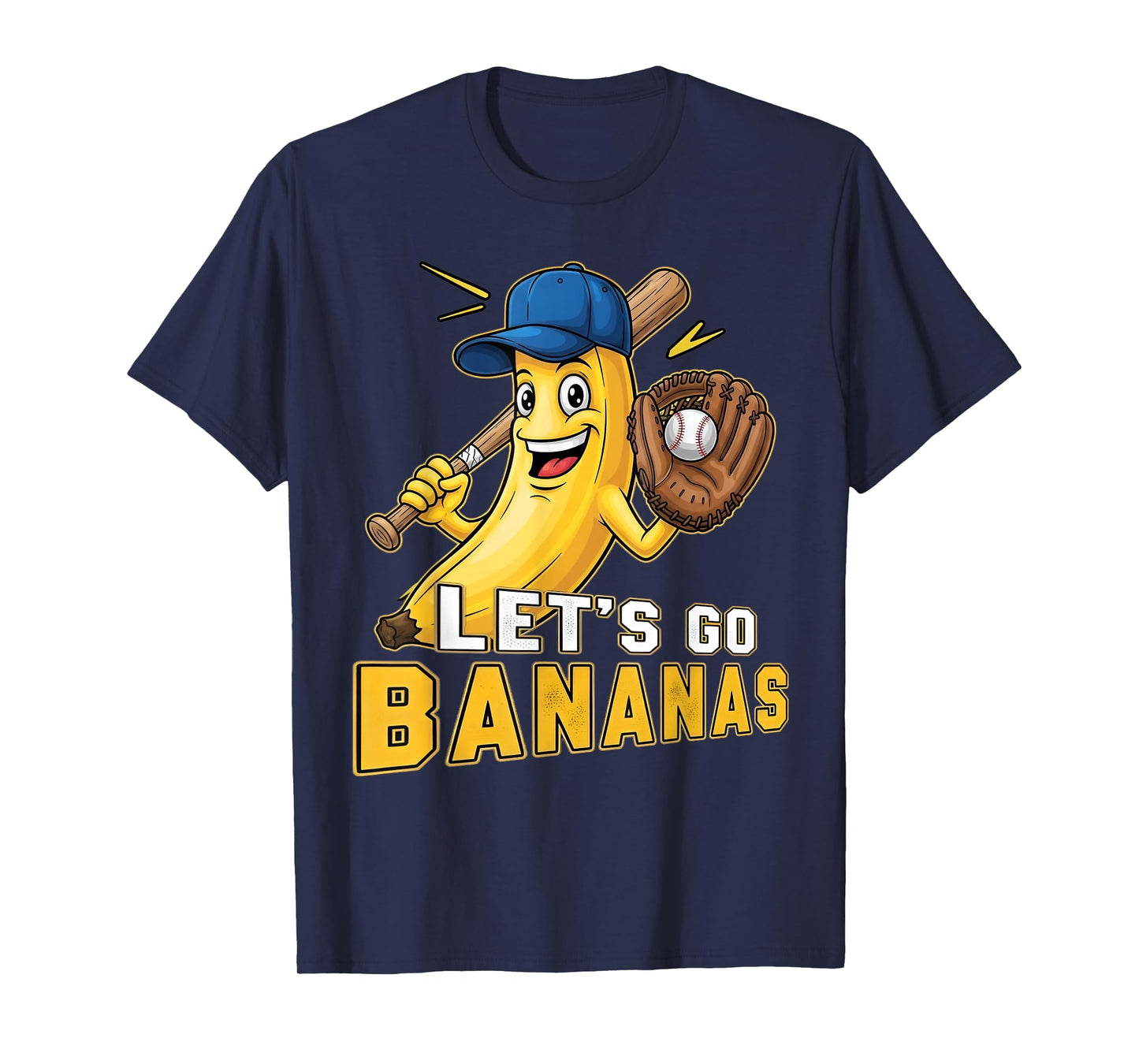 Funny Boys Banana T-Shirts Gifts Merch Shirt Lets Go Bananas T-Shirt