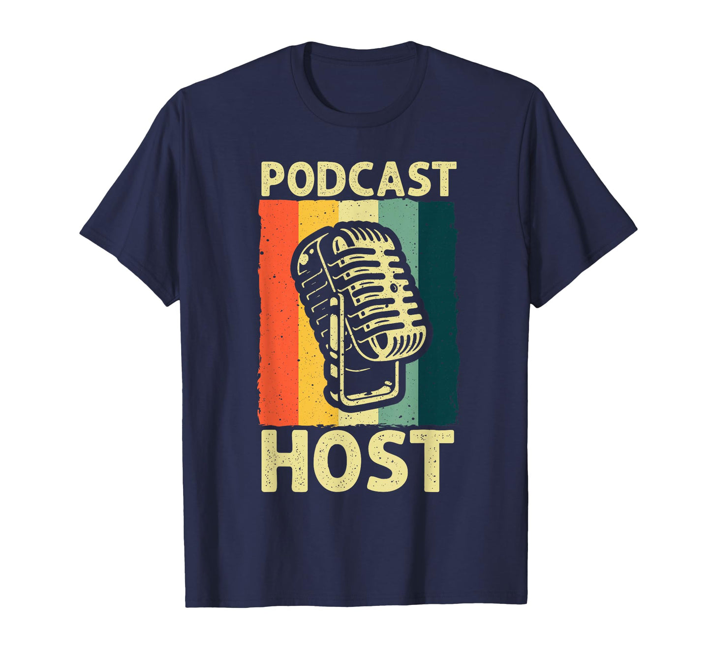 Cool Podcast Design for Men Women Podcaster Hosting Channel T-Shirt