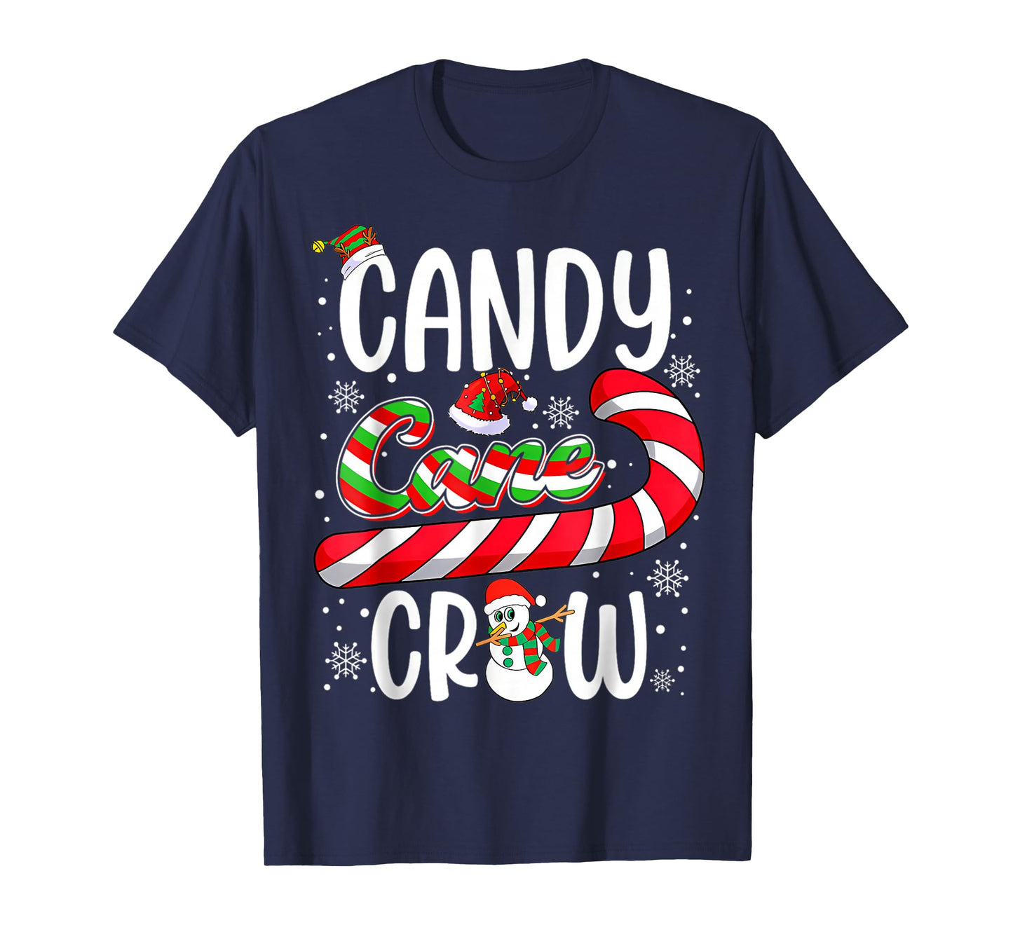 Christmas Candy Cane Funny Holiday Family Matching Pajama PJ T-Shirt