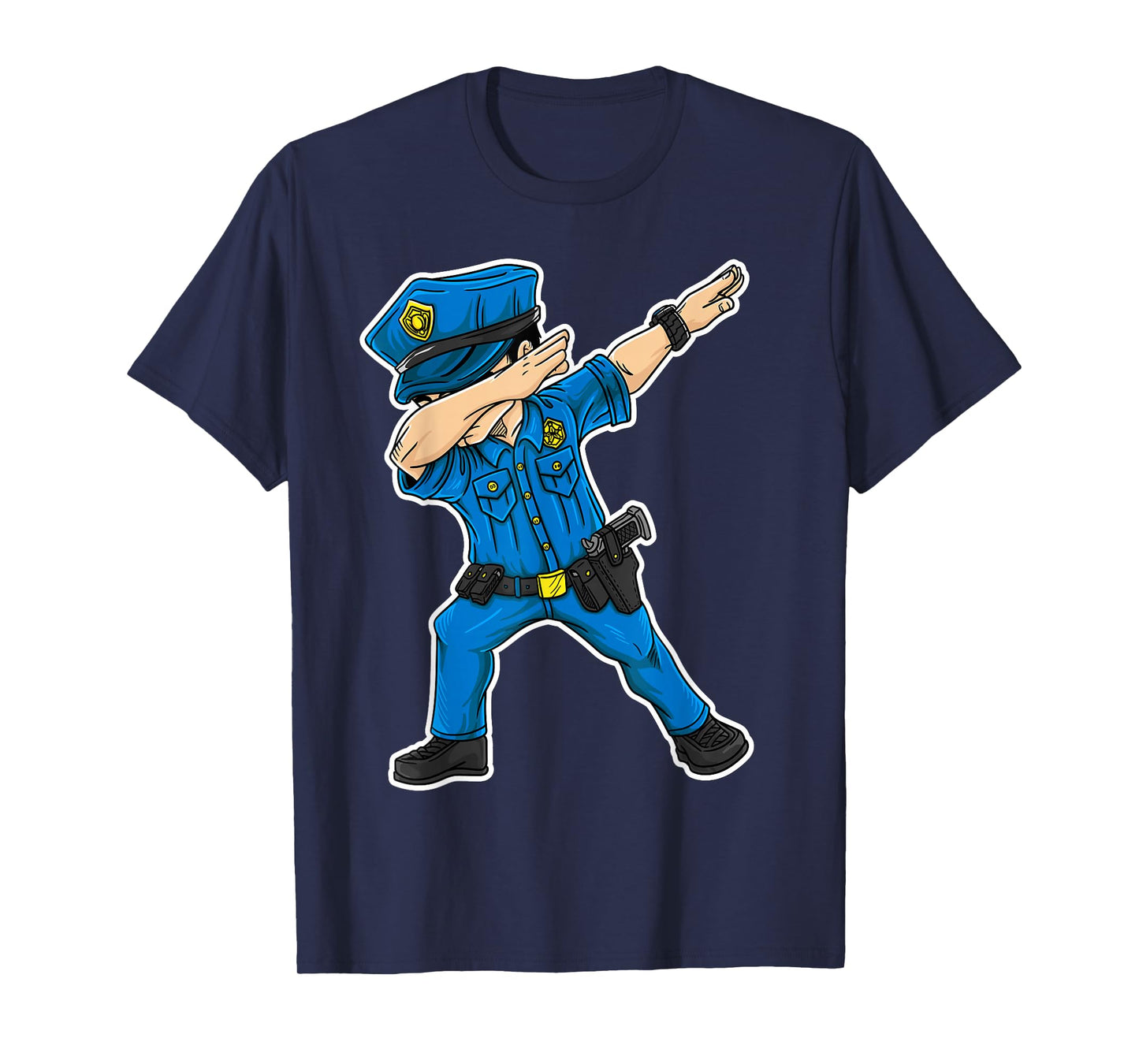 Dabbing Police Gift Funny Policeman Dab Dance T-Shirt