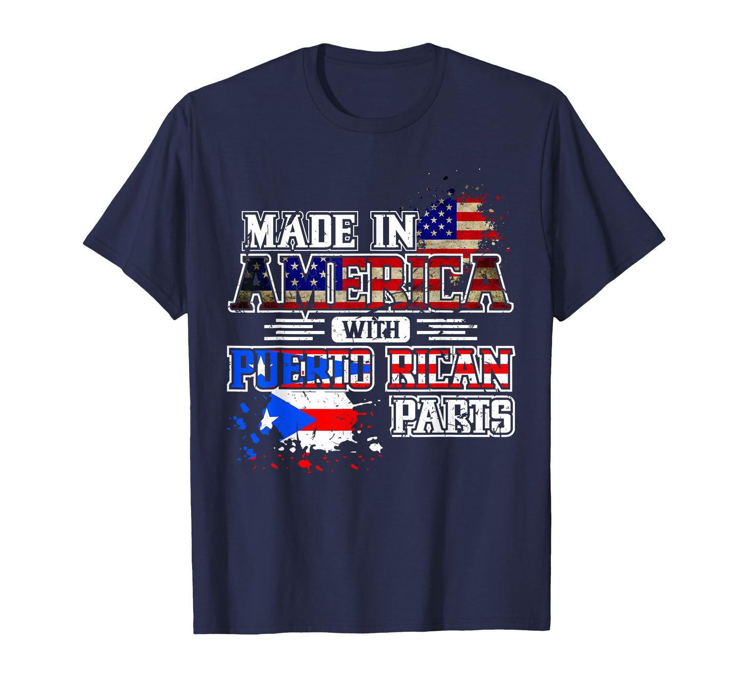 Made in America with Puerto Rican Parts T-Shirt T-Shirt