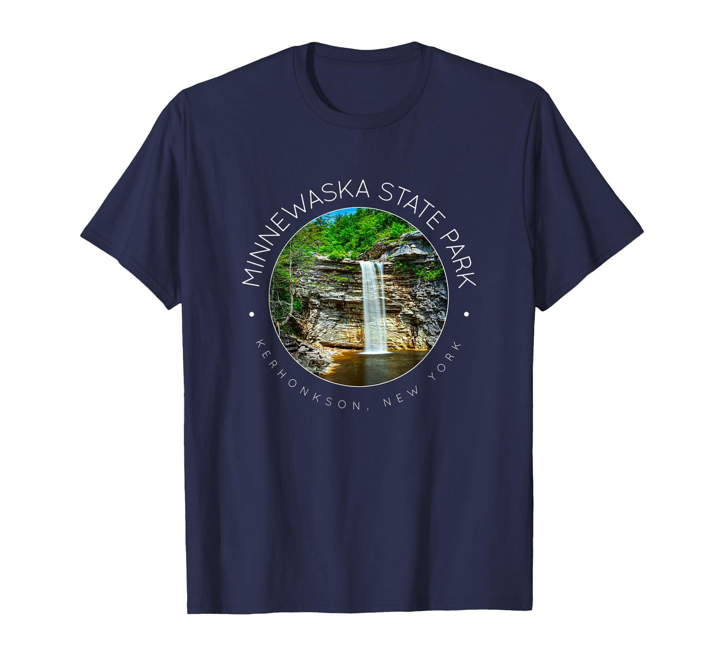 Minnewaska State Park Preserve, New York State, Waterfall T-Shirt