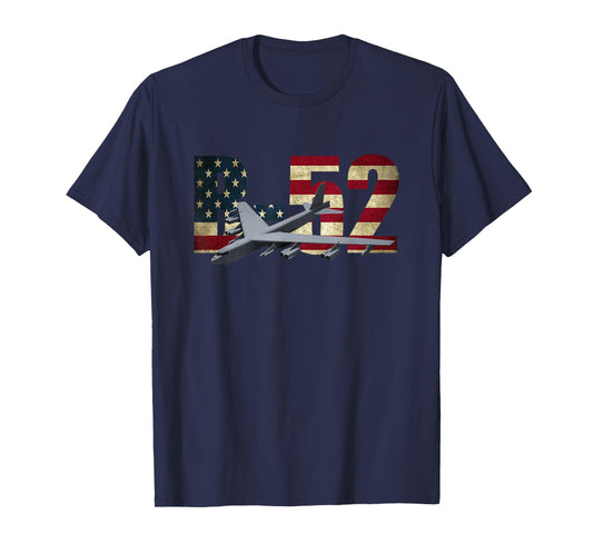 B-52 Stratofortress Bomber Tshirt US American Flag T-Shirt