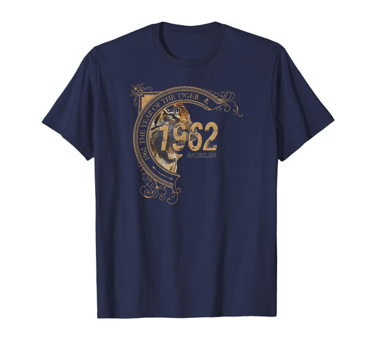 Born in 1962 T Shirt - Chinese Year of the Tiger T-Shirt