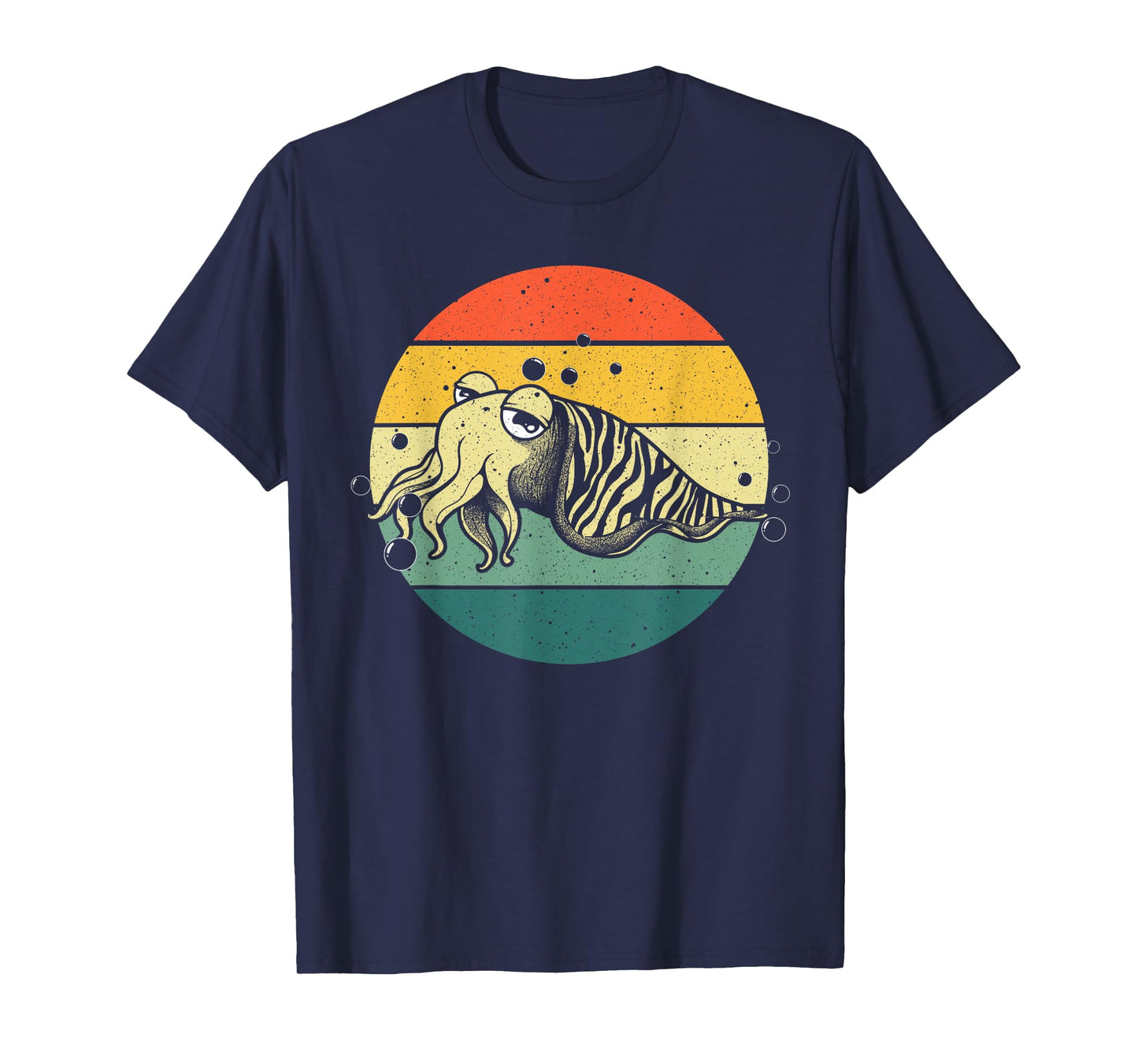 Cute Cuttlefish Design Men Women Cuttlefish Lovers Fishing T-Shirt