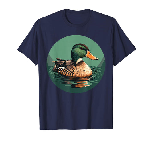 Cool looking Mallard Duck for Bird and Animals watching Fans T-Shirt