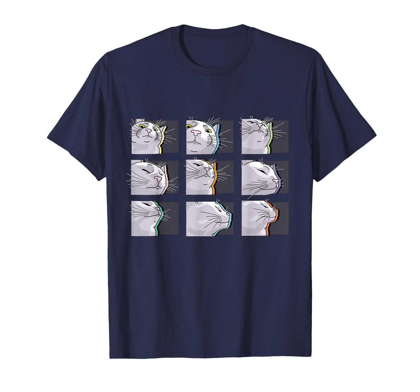 Cat Vibing Meme / CatJAM / Funny Cat Vibing to Music Men Women Kids T-Shirt