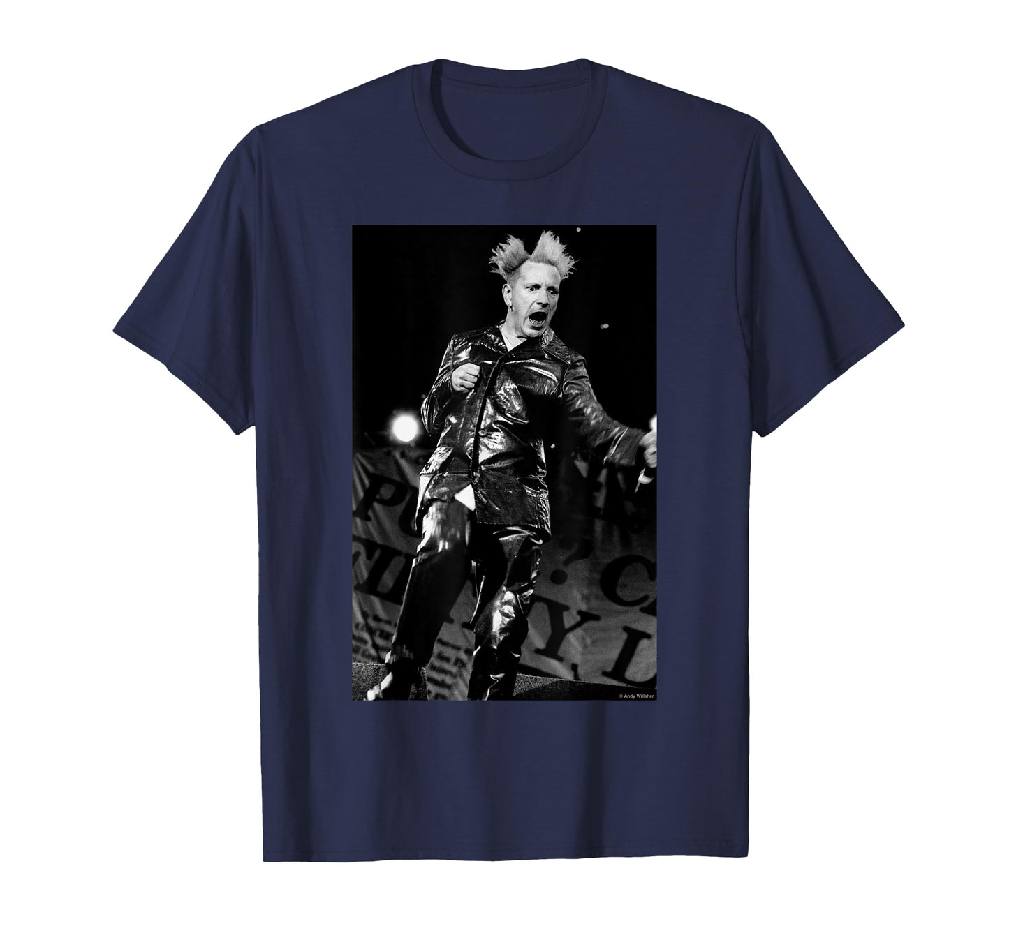 Sex Pistols Johnny Rotten Phoenix Festival By Andy Willsher T-Shirt