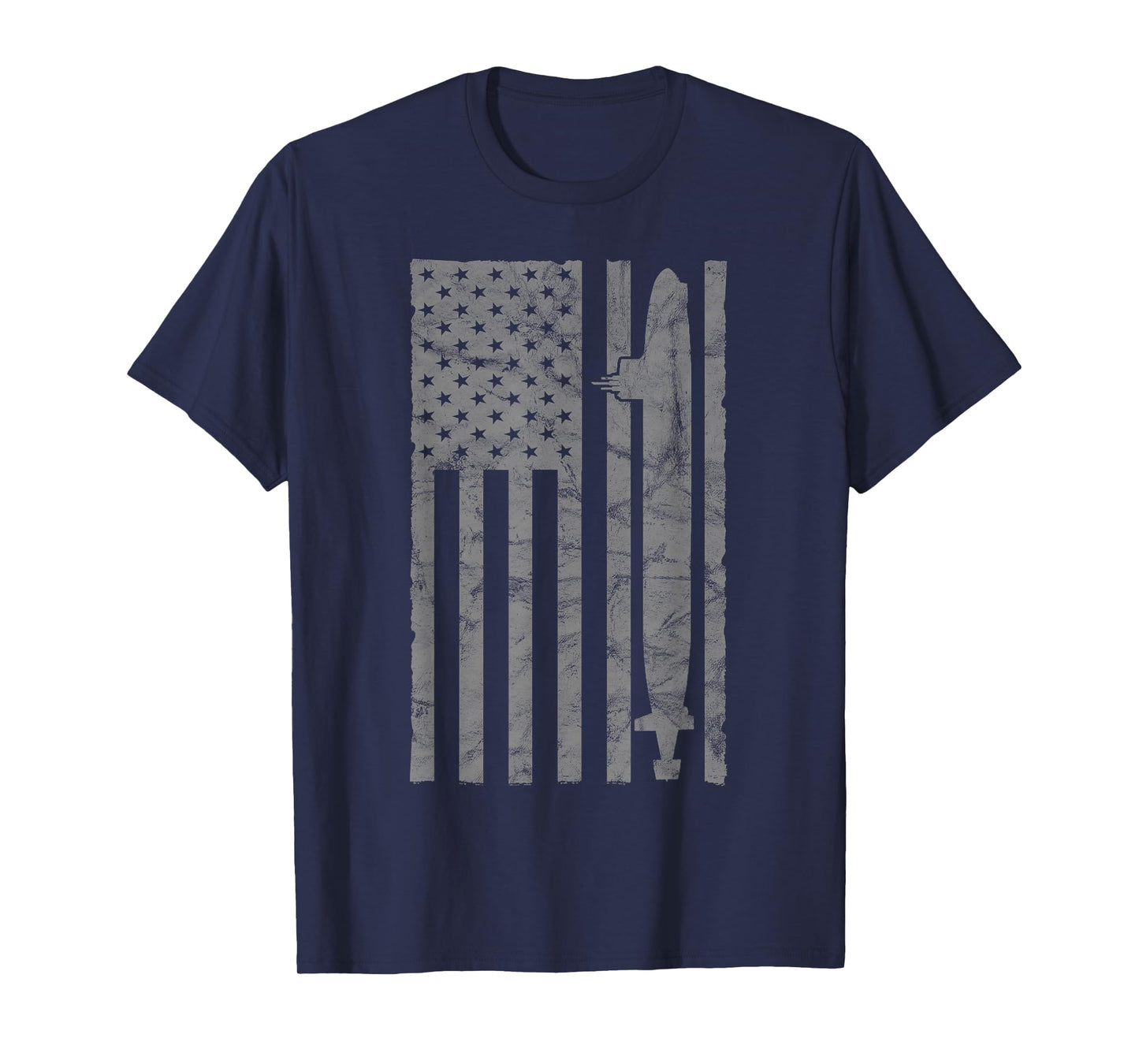 Virginia Class SSN Attack Submarine Vintage Flag T-shirt T-Shirt