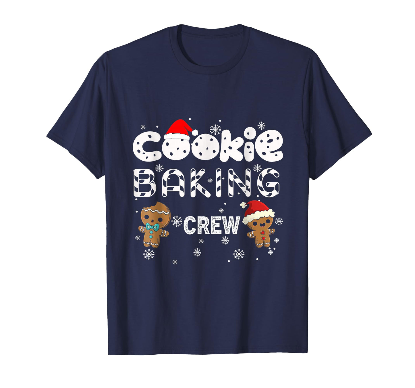 Cookie Baking Crew Gingerbread Christmas Costume Pajamas T-Shirt
